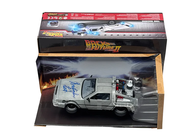 Christopher Lloyd Signed Back to the Future BTTF II DeLorean Beckett
