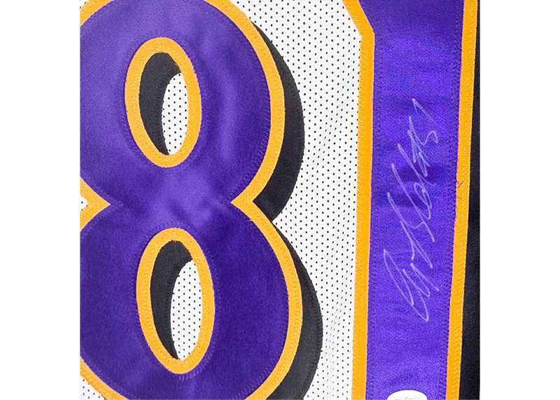 Anquan Boldin Signed Baltimore Custom White Football Jersey (JSA)