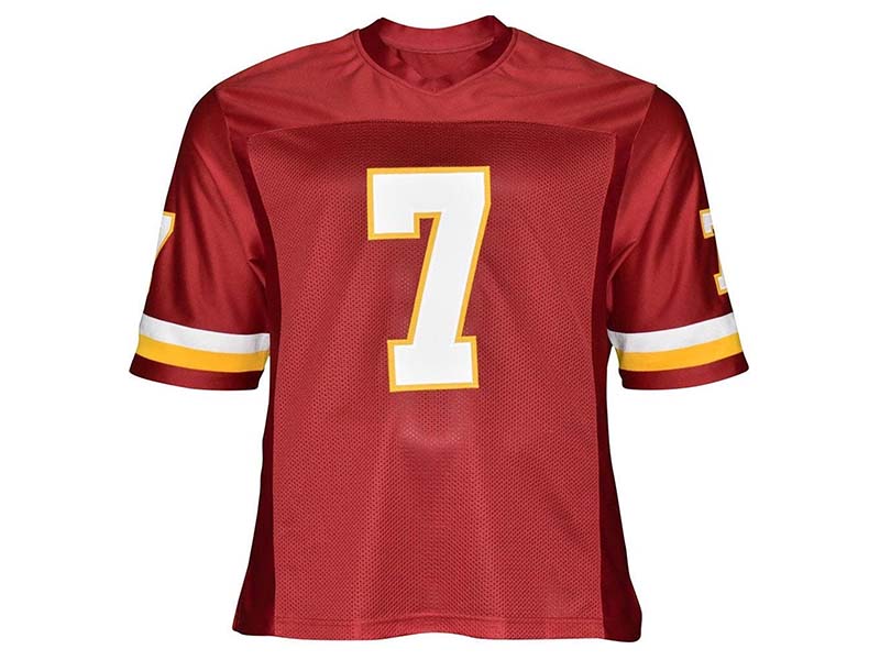 Joe Theismann Autographed 83 MVP Inscription Washington Pro Style Red Football Jersey (JSA)