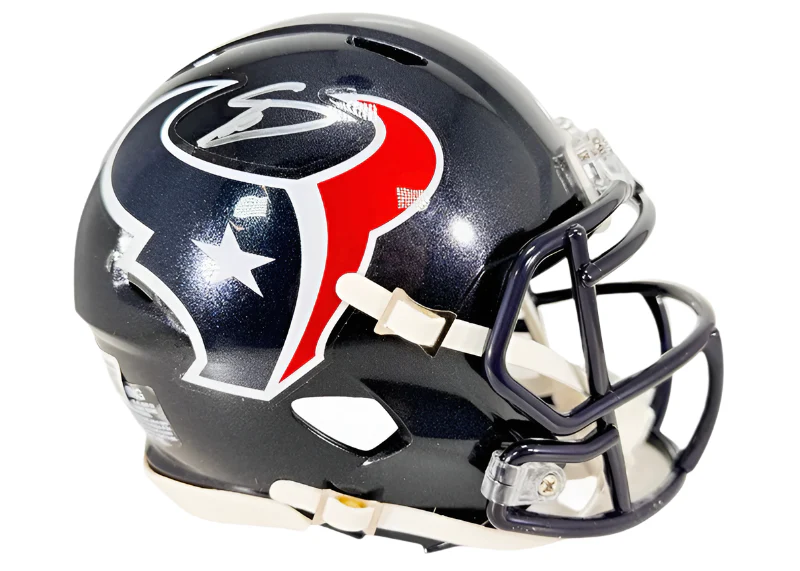 Stefon Diggs Signed Houston Texans Speed Mini Football Helmet (Beckett)