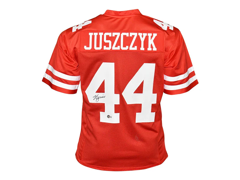 Kyle Juszczyk Autographed San Francisco Pro Style Red Football Jersey (Beckett)