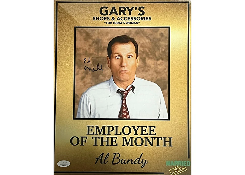 Ed O��neill Al Bundy Signed Married With Children 11x14 Photo JSA
