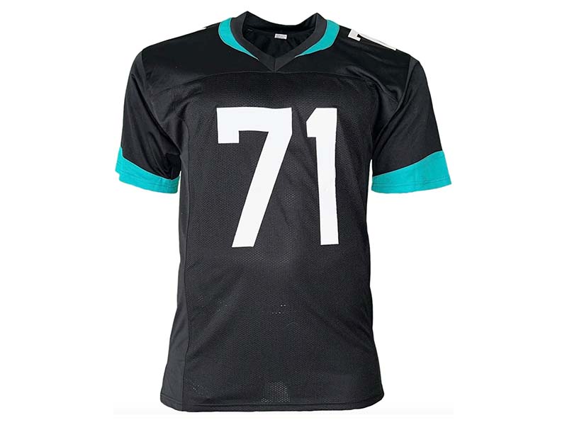 Tony Boselli Autographed Jacksonville Pro Style Black Football Jersey JSA