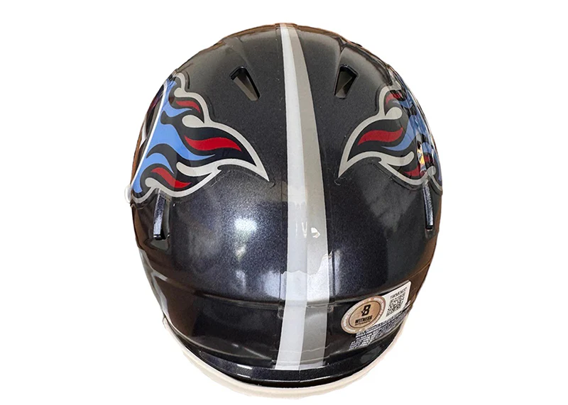 Tony Pollard Signed Tennessee Titans Speed Mini Helmet Beckett