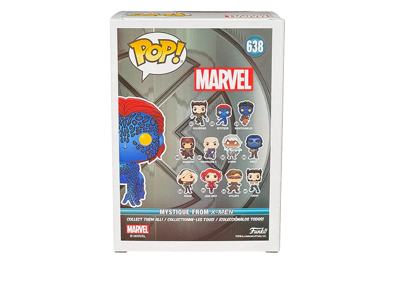 Rebecca Romijn Signed Mystique 7BAP Funko Pop! Marvel X-Men JSA COA Autograph