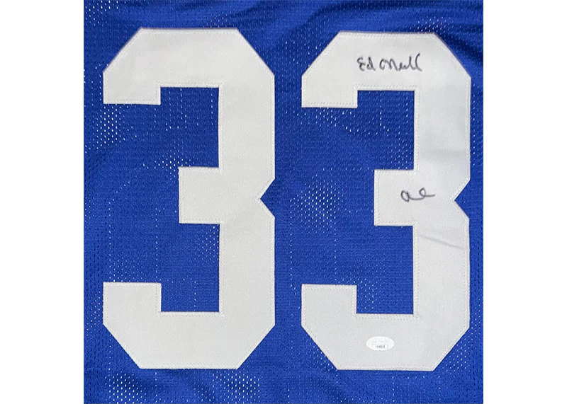 Ed O'Neill Al Bundy Signed Polk High Blue Jersey JSA