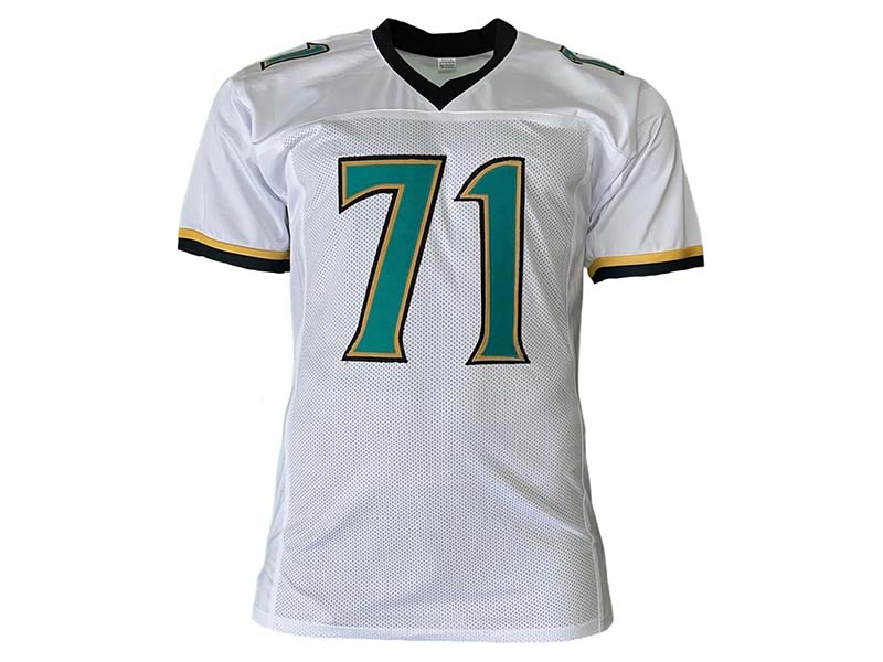 Tony Boselli Autographed Jacksonville Pro Style White Football Jersey JSA