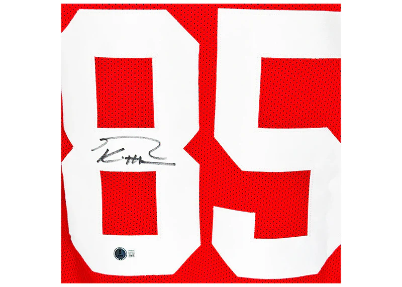 George Kittle Signed San Francisco Custom Red Football Jersey Beckett