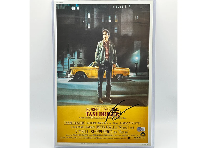 Martin Scorsese Signed 12x18 Taxi Driver Movie Photo Autographed Beckett