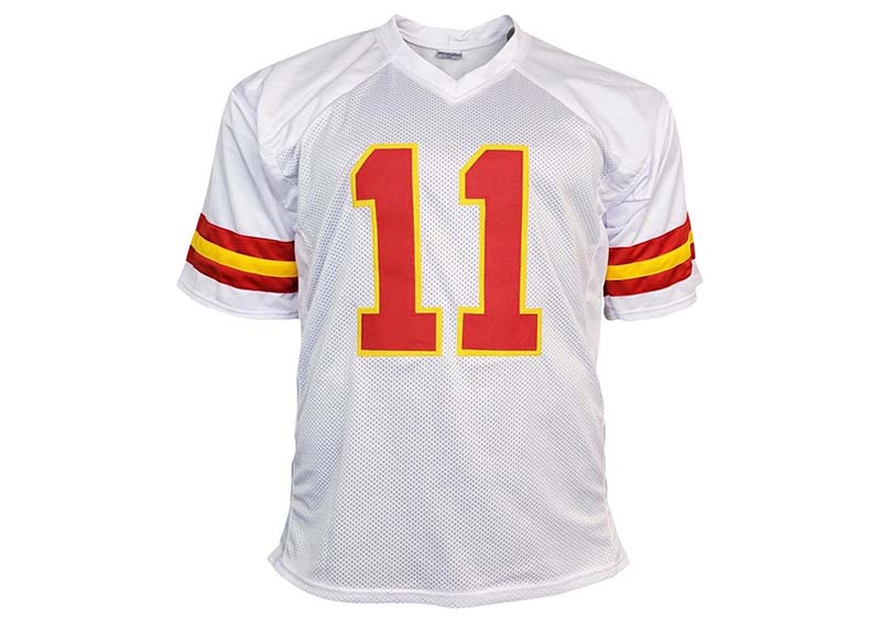 Marquez Valdes-Scantling Autographed Kansas City Custom White Football Jersey JSA