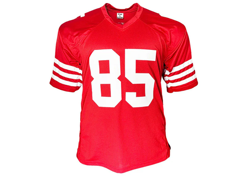 George Kittle Signed San Francisco Custom Red Football Jersey Beckett