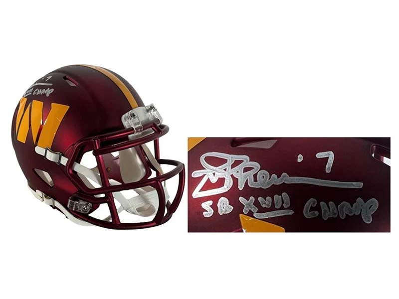 Joe Theismann Signed Washington Redskins Speed Mini Helmet (JSA) Champs Inscription