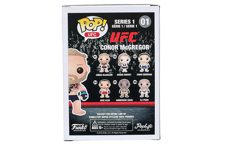 Conor McGregor Signed Funko POP! 01 The Notorious UFC MMA Champion Beckett