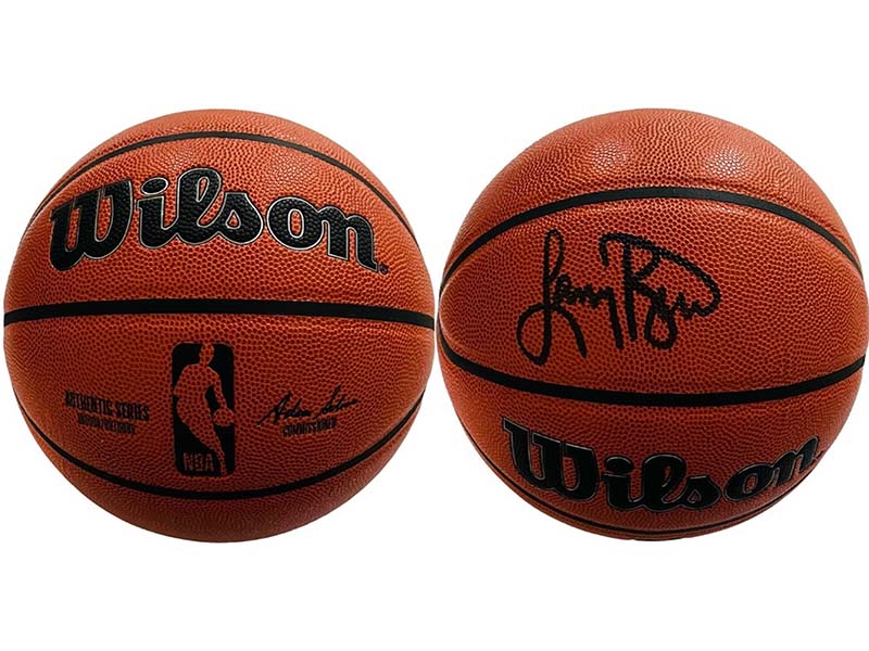 Larry bird Autographed Wilson Authentic Series?? NBA basketball JSA