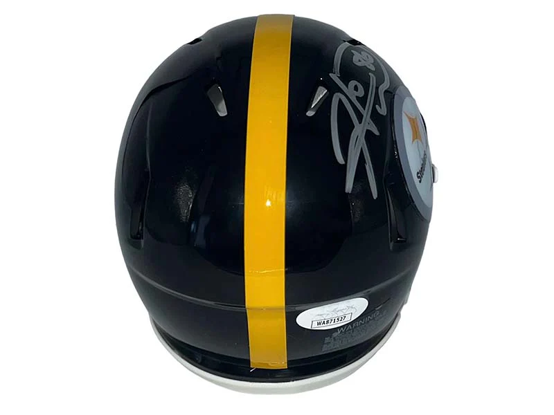 Hines Ward Autographed Pittsburgh Steelers Speed Mini Football Helmet (JSA)