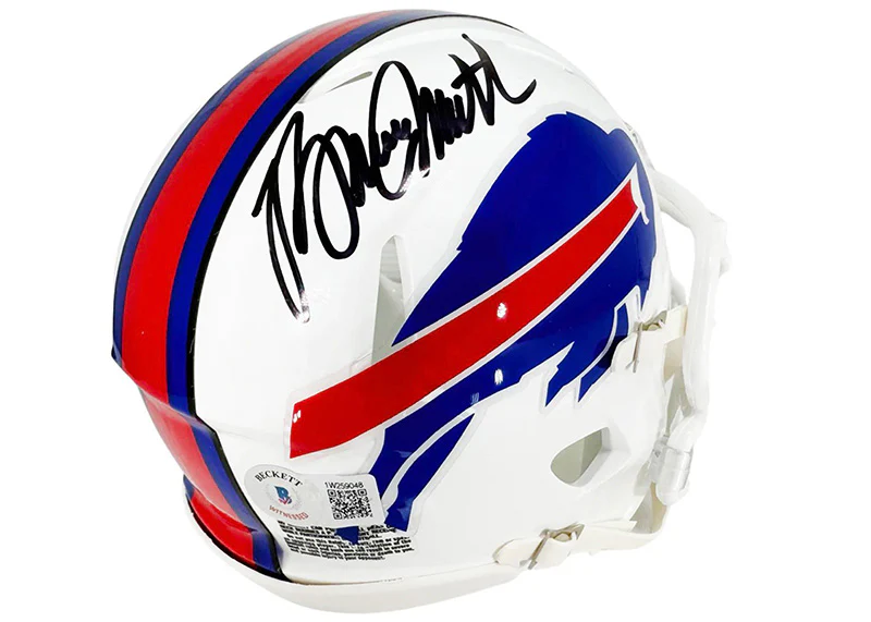 Bruce Smith Signed Buffalo Bills Speed Mini Football Helmet Beckett