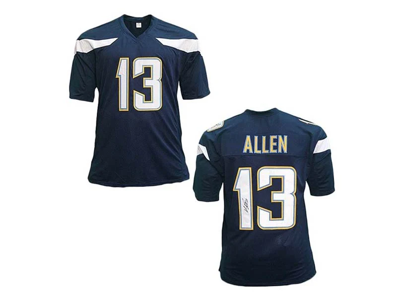 Keenan Allen Signed San Diego Custom Blue Football Jersey (JSA)