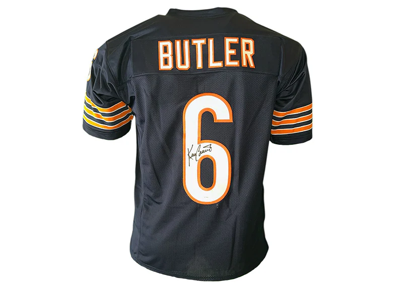 Kevin Butler Signed Chicago Custom Blue Football Jersey JSA
