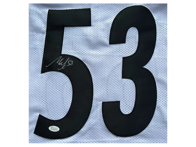 Maurkice Pouncey Autographed Pittsburgh Pro Style White Football Jersey (JSA)