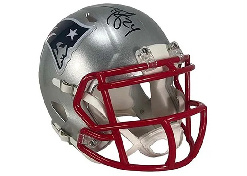 Ty Law signed New England Patriots Speed Mini Helmet JSA