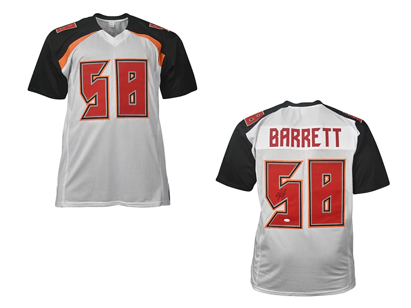 Shaquil Barrett Autographed Tampa Bay Pro-Edition White Football Jersey (JSA)