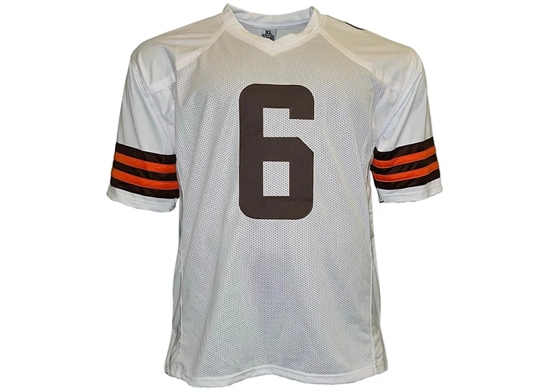 Jeremiah Owusu-Koramoah Signed Cleveland Custom White Football Jersey JSA