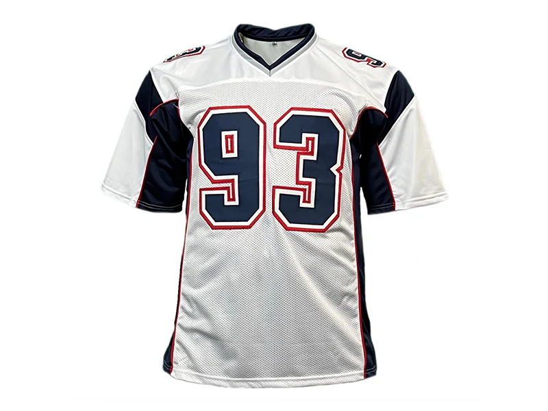Richard Seymour Autographed New England Pro Style White Football Jersey ( Beckett )