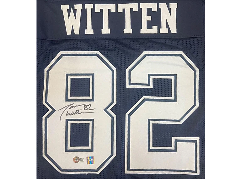 Jason Witten Signed Dallas Custom Navy Football Jersey Beckett