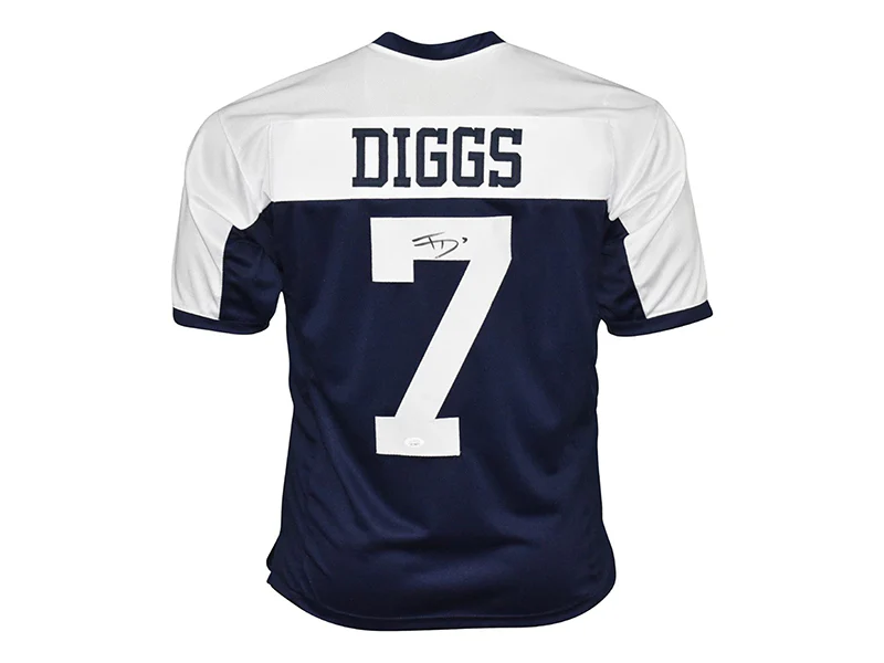 Trevon Diggs Autographed Dallas Custom Thanksgiving Jersey Tri-Star