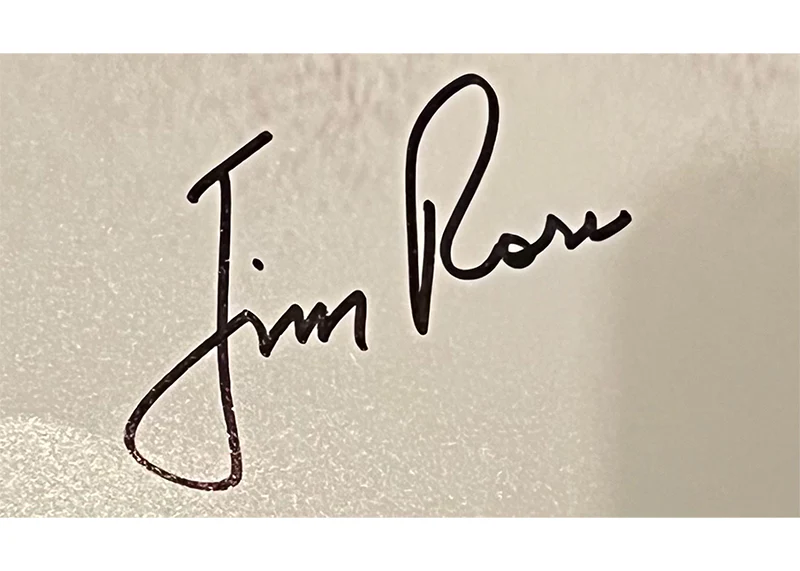 Jim Ross Signed 8x10 WWE Photo JSA