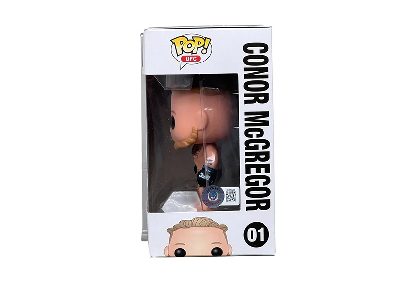 Conor McGregor Signed Funko POP! 01 The Notorious UFC MMA Champion Beckett