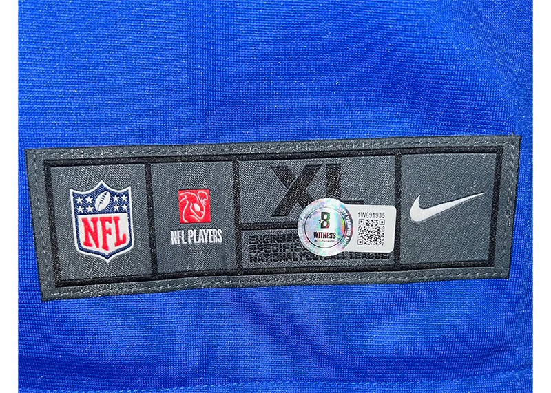 Kyren Williams Signed Authentic Nike Los Angeles Rams Blue Football Jersey Beckett