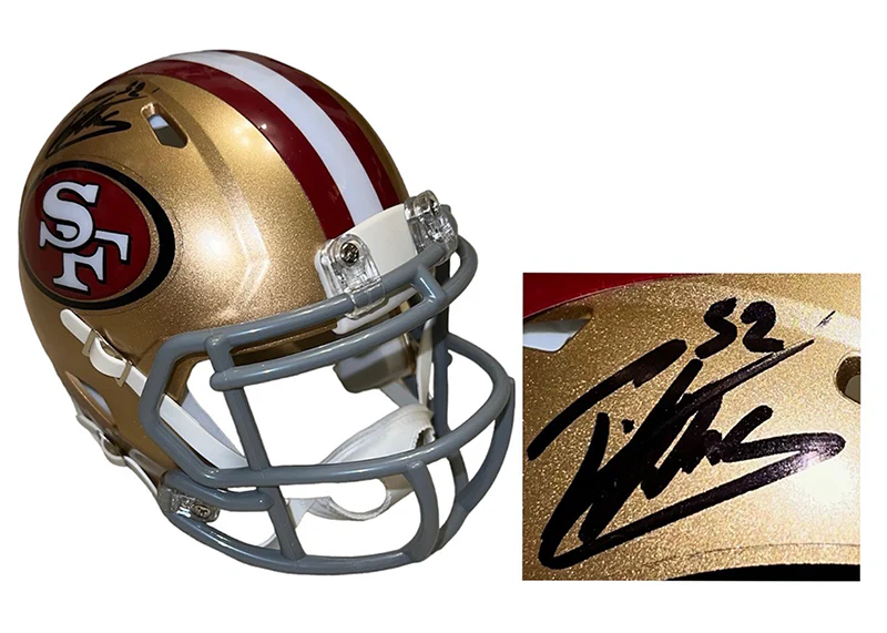 Patrick Willis Signed San Francisco 49ers Speed Mini Football Helmet (JSA)