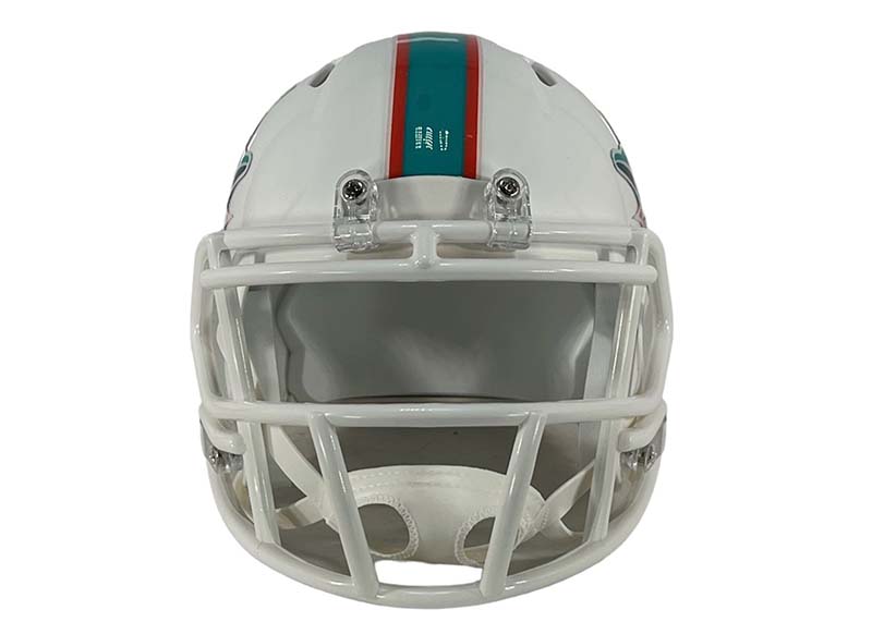 Raheem Mostert Signed Miami Dolphins Speed Mini Helmet Beckett
