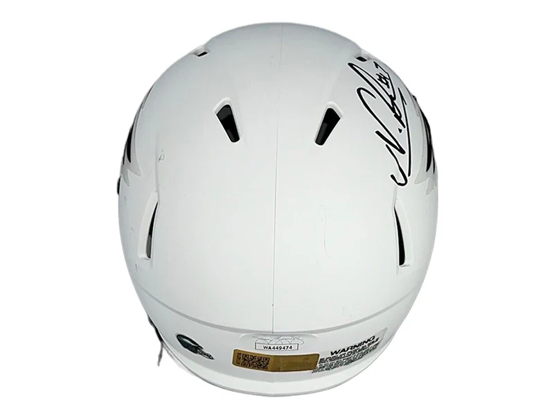 Nakobe Dean Philadelphia Eagles Autographed Lunar Mini Helmet (JSA)