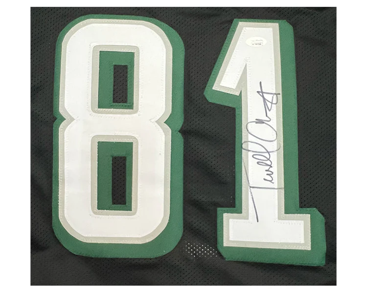 Terrell Owens Autographed Philadelphia Custom Black Football Jersey (JSA)