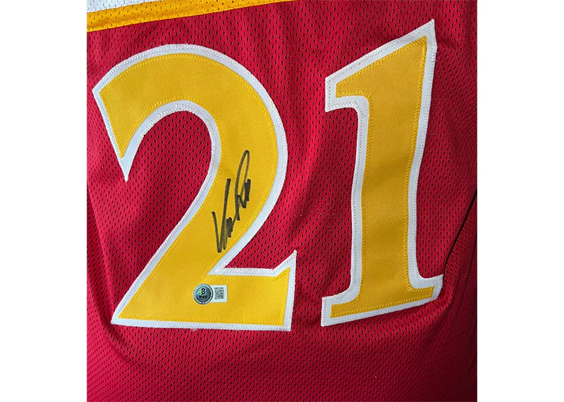Dominique Wilkins Autographed Atlanta Custom Basketball Jersey Backett