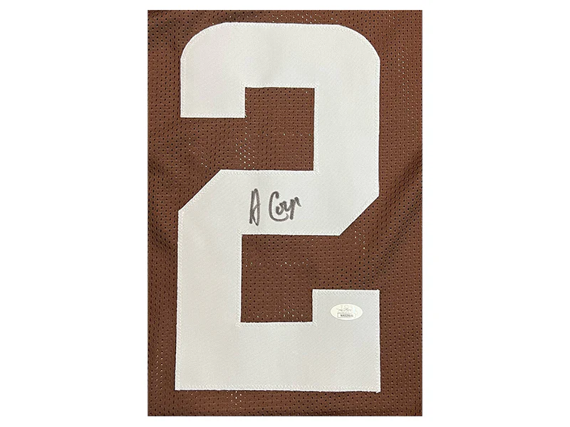 Amari Cooper Autographed Cleveland Pro Style Brown Football Jersey (JSA)