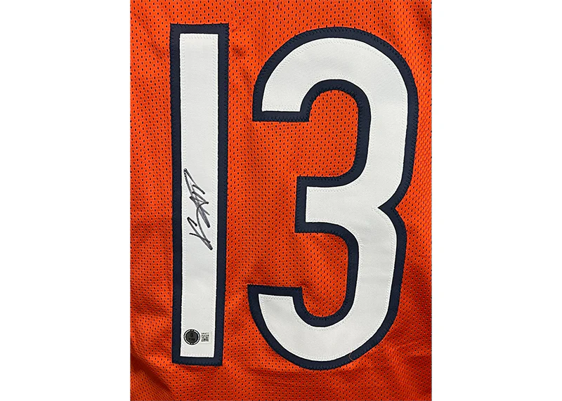 Keenan Allen Signed Chicago Custom Orange Football Jersey Beckett