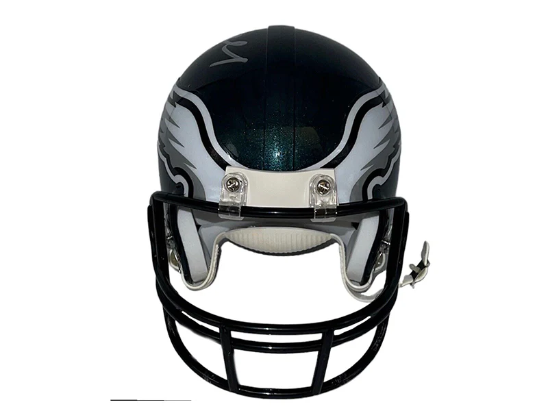 Brent Celek Philadelphia Eagles Autographed Regular Mini Helmet ( JSA )