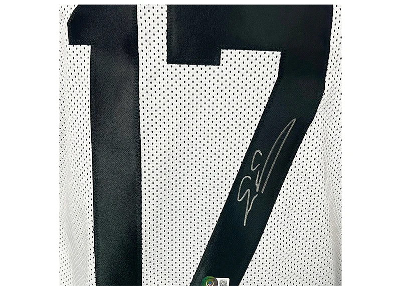 Evan Engram Signed Jacksonville Custom White Football Jersey Beckett