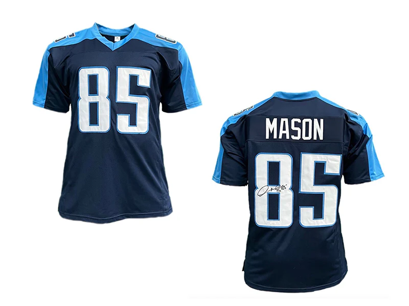Derek Mason Autographed Tennessee Blue Pro-Style Football Jersey (JSA)