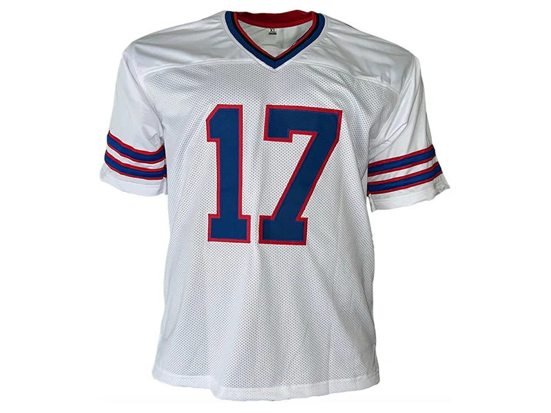 Josh Allen Autographed Buffalo Pro Style White Football Jersey Beckett