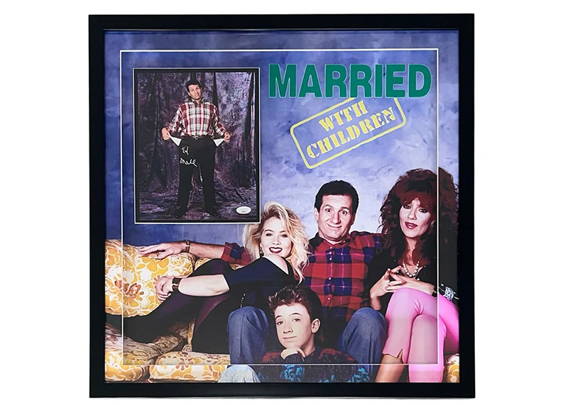 Ed O��Neill Al Bundy Signed 3D Light Up Framed 25x25 Photo JSA