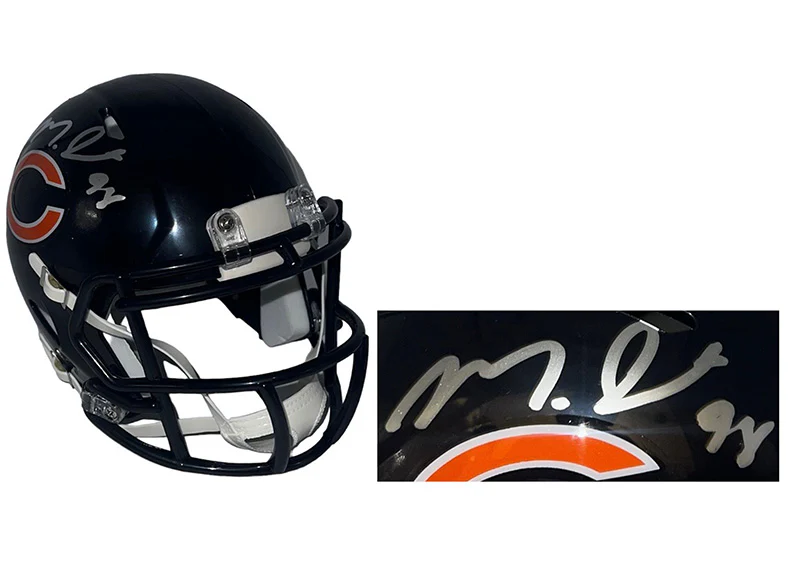 Montez Sweat Signed Chicago Bears Speed Mini helmet JSA