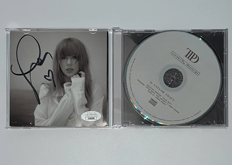 Taylor Swift Signed The Tortured Poets Department CD JSA