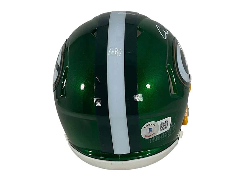 Christian Watson Autographed Green Bay Packers Mini Flash Helmet Beckett