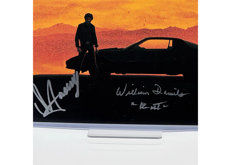 David Hasselhoff & William Daniels Signed Knight Rider 11x14 Photo Beckett