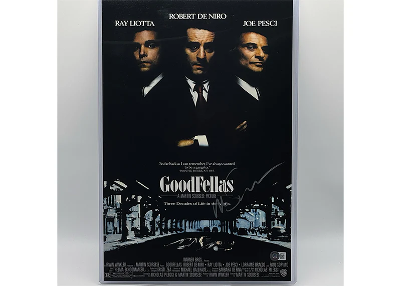 Martin Scorsese Signed 12x18 Goodfellas Movie Photo Autographed Beckett