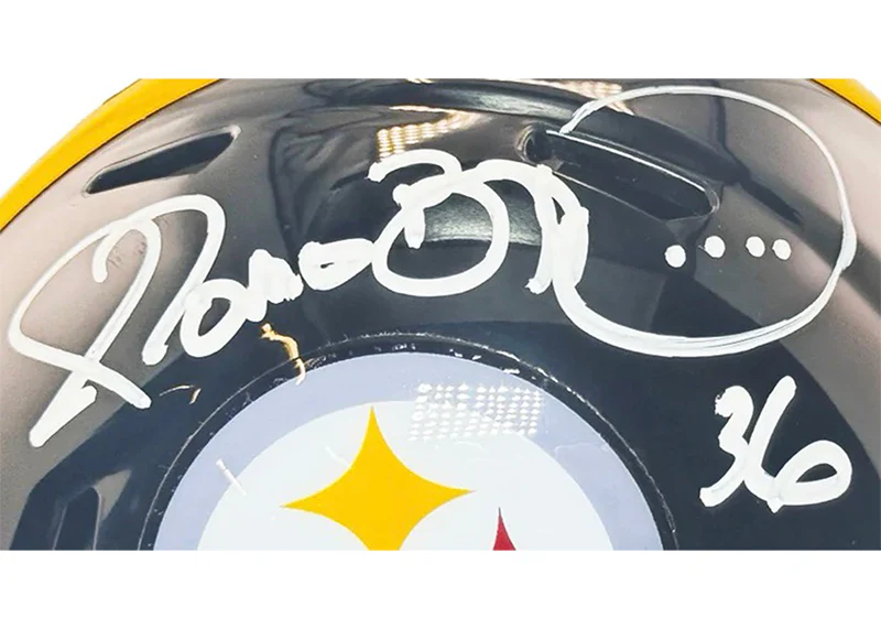 Jerome Bettis Signed Pittsburgh Steelers Speed Mini Football Helmet Beckett